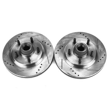 Powerstop Drilledslotted Rotor Pair, Ar8583Xpr AR8583XPR